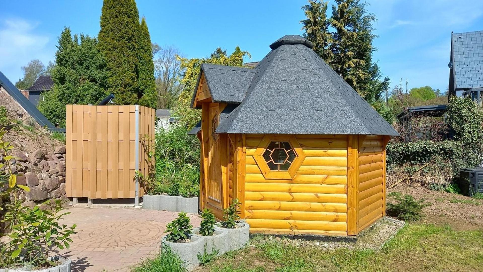 Ferienhaus In Krimderode Mit Grill, Whirlpool Und Terrasse Нордхаузен Экстерьер фото
